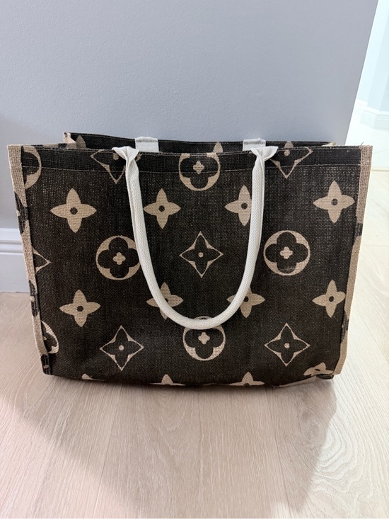 Bags | Luxury Monogram Canvas Tote Bag | Poshmark